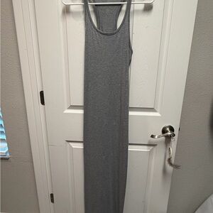 Lululemon Gray Sleeveless Maxi Dress